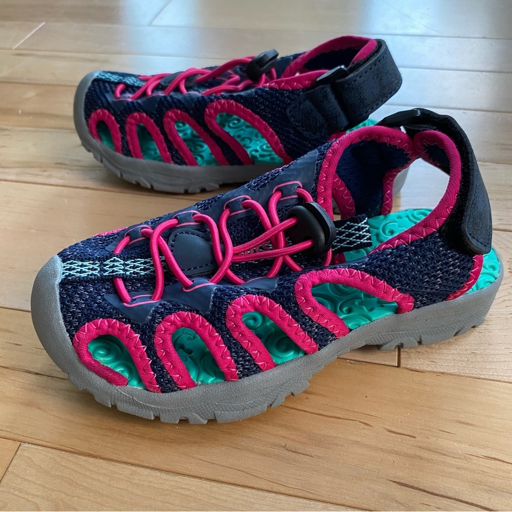 Kids' Pink and Blue Outdoor Shoes